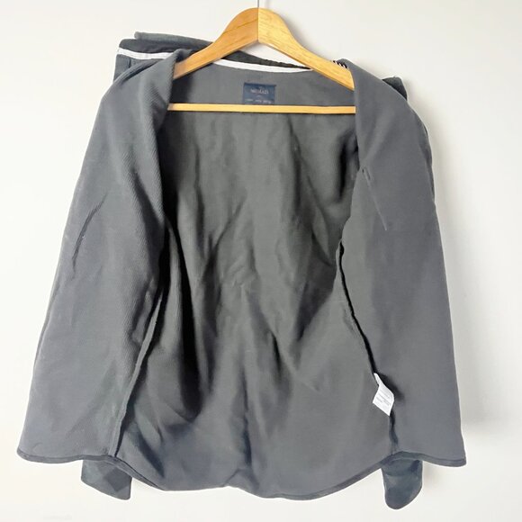 Nomad Men's Flannel Button Down Shirt Gray Black Plaid Small - Picture 3 of 5